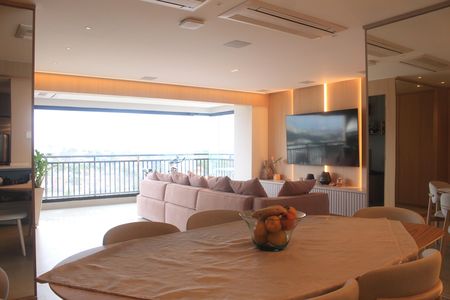 Sala de apartamento à venda com 3 quartos, 128m² em Mauá, São Caetano do Sul