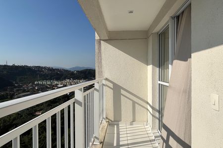 Varanda da Sala de apartamento para alugar com 2 quartos, 51m² em Morro Nova Cintra, Santos