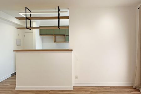 Sala de apartamento para alugar com 2 quartos, 51m² em Morro Nova Cintra, Santos