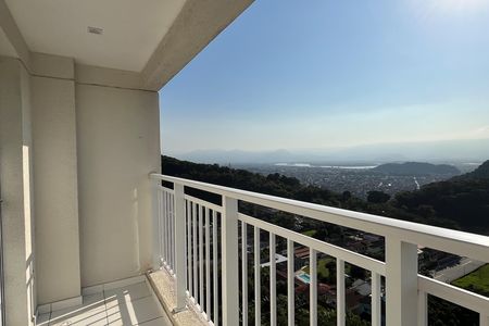 Varanda da Sala de apartamento para alugar com 2 quartos, 51m² em Morro Nova Cintra, Santos