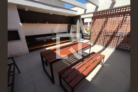 Studio para alugar com 28m², 1 quarto e sem vaga Studio para alugar com 28m², 1 quarto e sem vagaÁrea comum - Churrasqueira