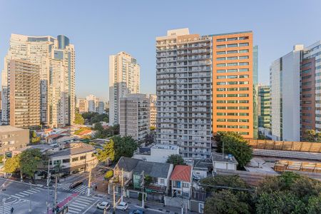 Vista da Varanda de apartamento para alugar com 1 quarto, 28m² em Pinheiros, São Paulo