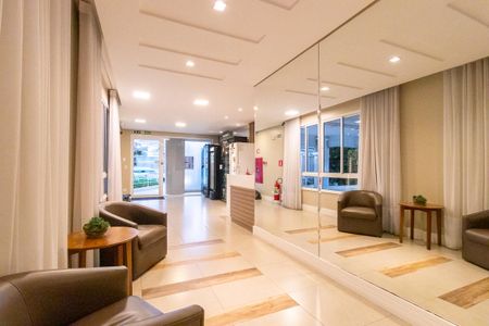 Studio para alugar com 32m², 1 quarto e sem vaga Studio para alugar com 32m², 1 quarto e sem vagaHall de entrada