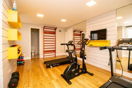 Studio para alugar com 32m², 1 quarto e sem vaga Studio para alugar com 32m², 1 quarto e sem vagaÁrea comum - Academia