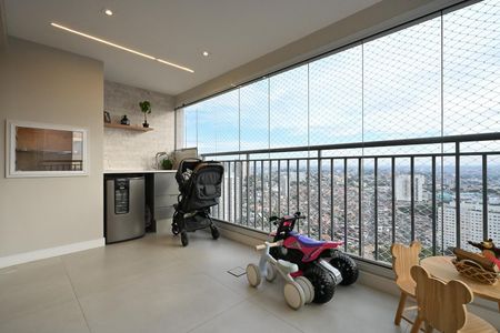 Varanda de apartamento para alugar com 3 quartos, 127m² em Jardim Caboré, São Paulo