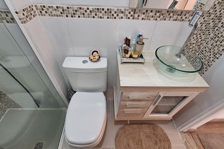 Apartamento à venda com 56m², 2 quartos e 1 vaga Apartamento à venda com 56m², 2 quartos e 1 vagaBanheiro