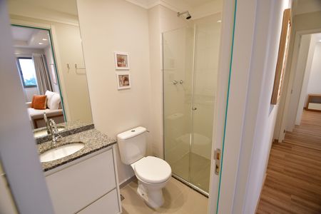 Apartamento para alugar com 66m², 2 quartos e 1 vagaBanheiro Social