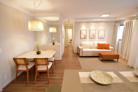 Sala de apartamento para alugar com 2 quartos, 66m² em Mansões Santo Antônio, Campinas
