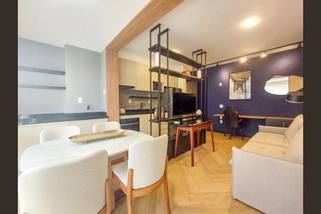 Apartamento para alugar com 46m², 1 quarto e 1 vaga Apartamento para alugar com 46m², 1 quarto e 1 vagaSala