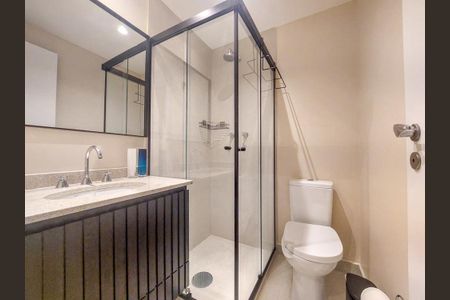 Apartamento para alugar com 46m², 1 quarto e 1 vaga Apartamento para alugar com 46m², 1 quarto e 1 vagaBanheiro da Suíte