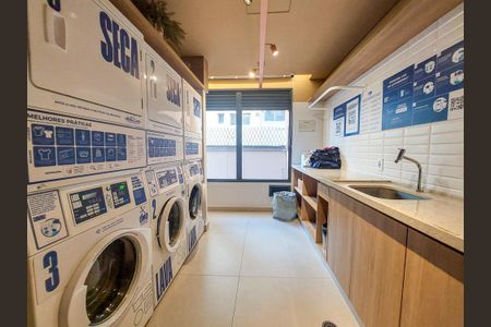 Apartamento para alugar com 46m², 1 quarto e 1 vaga Apartamento para alugar com 46m², 1 quarto e 1 vagaLavanderia
