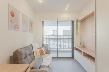 Sala de apartamento para alugar com 1 quarto, 28m² em Pinheiros, São Paulo