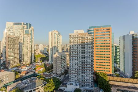 Vista da Varanda de apartamento para alugar com 1 quarto, 28m² em Pinheiros, São Paulo