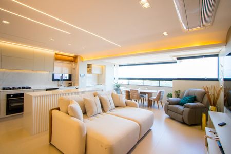 Sala de apartamento para alugar com 3 quartos, 130m² em Vila Santa Teresa, Santo André