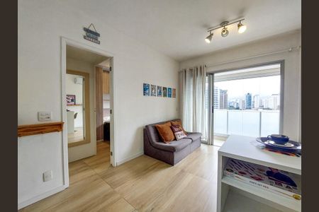 Sala de apartamento para alugar com 1 quarto, 33m² em Chácara Santo Antônio, São Paulo