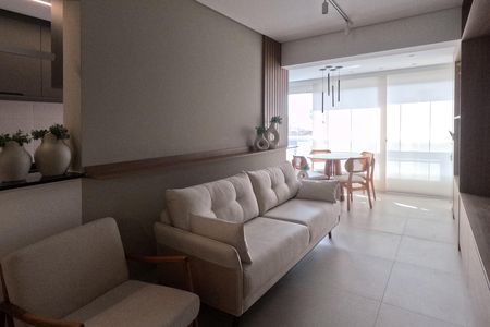 Sala de apartamento para alugar com 1 quarto, 60m² em Boqueirão, Santos