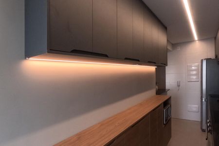 Apartamento para alugar com 60m², 1 quarto e 1 vagaCozinha Americana