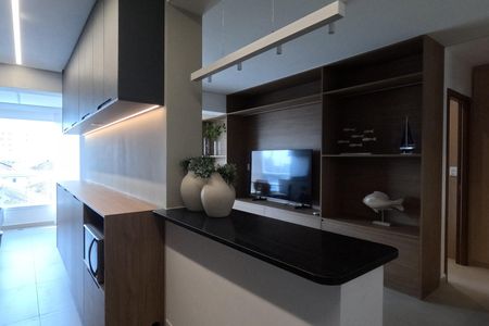 Cozinha Americana de apartamento para alugar com 1 quarto, 60m² em Boqueirão, Santos