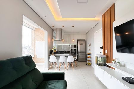 Sala de apartamento à venda com 2 quartos, 59m² em Baeta Neves, São Bernardo do Campo