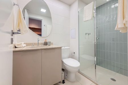 Studio para alugar com 25m², 1 quarto e sem vaga Studio para alugar com 25m², 1 quarto e sem vagaBanheiro