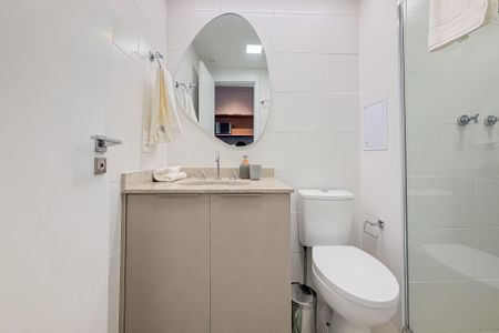 Studio para alugar com 25m², 1 quarto e sem vaga Studio para alugar com 25m², 1 quarto e sem vagaBanheiro