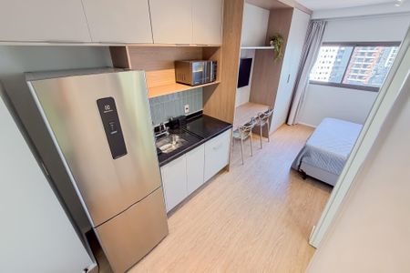 Studio para alugar com 25m², 1 quarto e sem vaga Studio para alugar com 25m², 1 quarto e sem vagaCozinha