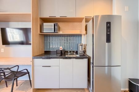 Studio para alugar com 25m², 1 quarto e sem vagaCozinha