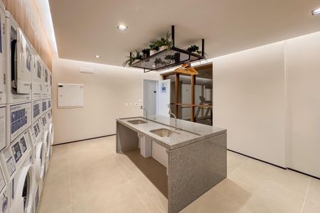 Studio para alugar com 25m², 1 quarto e sem vagaLavanderia