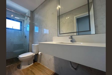 Casa para alugar com 140m², 3 quartos e 2 vagas Casa para alugar com 140m², 3 quartos e 2 vagasBanheiro social