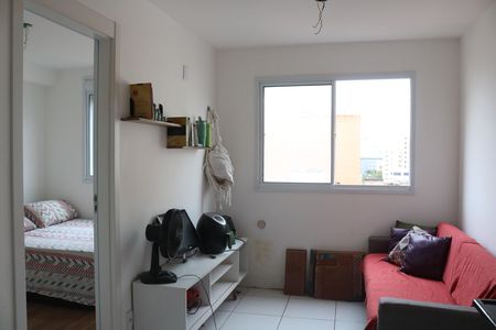 Sala e Cozinha Integrada de apartamento para alugar com 1 quarto, 25m² em Barra Funda, São Paulo
