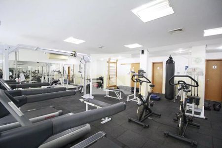 Apartamento para alugar com 39m², 1 quarto e 1 vaga Apartamento para alugar com 39m², 1 quarto e 1 vagaÁrea comum - Academia
