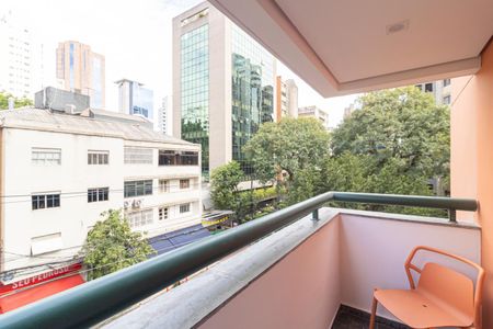 Apartamento para alugar com 39m², 1 quarto e 1 vaga Apartamento para alugar com 39m², 1 quarto e 1 vagaVaranda