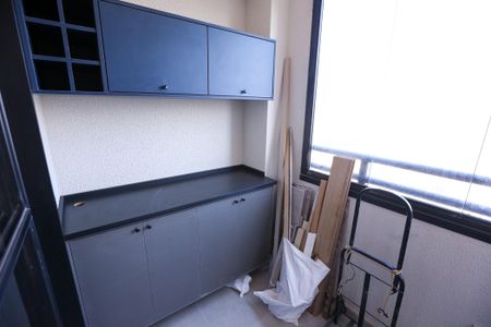 Varanda da Sala de apartamento para alugar com 2 quartos, 34m² em Moinho Velho, São Paulo