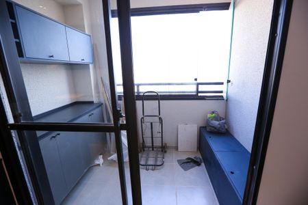 Varanda da Sala de apartamento para alugar com 2 quartos, 34m² em Moinho Velho, São Paulo