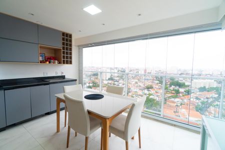 Sacada da Sala de apartamento à venda com 1 quarto, 64m² em Jardim Prudência, São Paulo