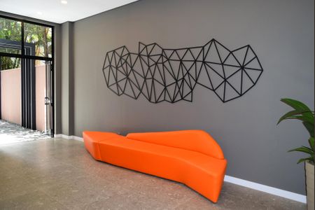 Hall social de apartamento para alugar com 1 quarto, 48m² em Pinheiros, São Paulo
