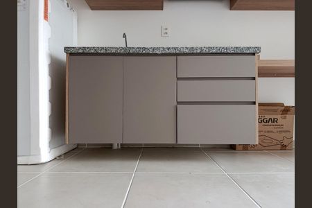 Sala/Cozinha Integrados de apartamento para alugar com 1 quarto, 48m² em Pinheiros, São Paulo