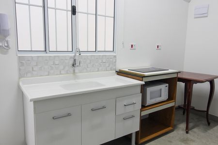 Cozinha de kitnet/studio para alugar com 1 quarto, 33m² em Vila São Silvestre (zona Leste), São Paulo