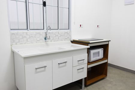 Studio para alugar com 33m², 1 quarto e sem vaga Studio para alugar com 33m², 1 quarto e sem vagaCozinha