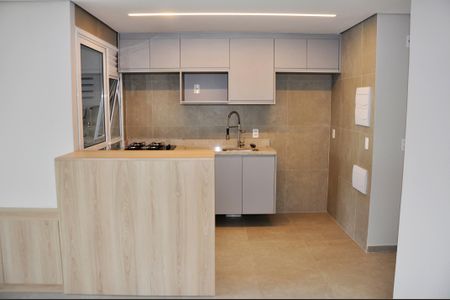 Apartamento para alugar com 70m², 2 quartos e 2 vagas Apartamento para alugar com 70m², 2 quartos e 2 vagasDetalhe - Cozinha Americana