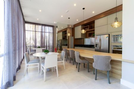 Apartamento para alugar com 61m², 1 quarto e 1 vaga Apartamento para alugar com 61m², 1 quarto e 1 vagaÁrea comum - Salão de festas