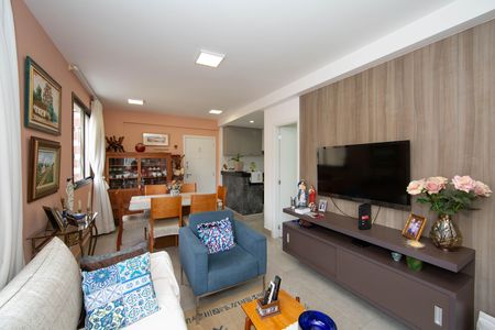 SALA de apartamento à venda com 2 quartos, 68m² em Serra, Belo Horizonte
