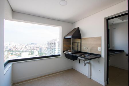 Varanda gourmet de apartamento à venda com 3 quartos, 93m² em Campestre, Santo André