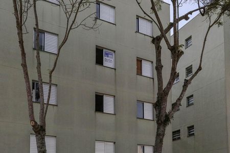 Apartamento para alugar com 40m², 2 quartos e sem vaga Apartamento para alugar com 40m², 2 quartos e sem vagaPlaca PRWW1469 / Fachada do Bloco