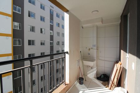 Varanda da Sala de apartamento para alugar com 2 quartos, 55m² em Jaguaré, São Paulo