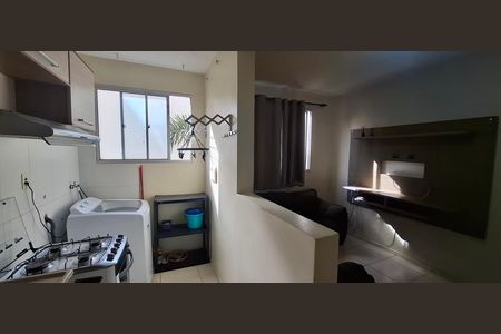 Apartamento para alugar com 44m², 2 quartos e 1 vagaCozinha e Área de Serviço