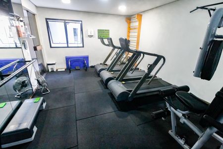 Apartamento para alugar com 50m², 1 quarto e 1 vaga Apartamento para alugar com 50m², 1 quarto e 1 vagaÁrea comum - Academia