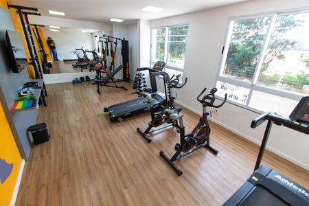 Apartamento para alugar com 43m², 2 quartos e 1 vaga Apartamento para alugar com 43m², 2 quartos e 1 vagaÁREA COMUM - ACADEMIA