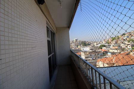 Varanda da sala de apartamento para alugar com 2 quartos, 110m² em Olaria, Rio de Janeiro