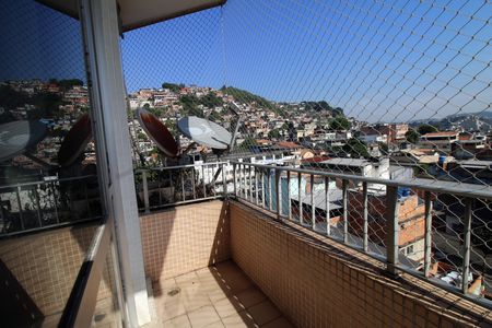 Apartamento para alugar com 110m², 2 quartos e 1 vagaVaranda do quarto 2